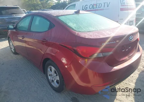 2015 Hyundai Elantra Se/Sport/Limited z USA, uszkodzony, nr VIN 5NPDH4AE3FH587723